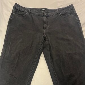Joe Fresh Charcoal Black Straight-Leg Jeans
